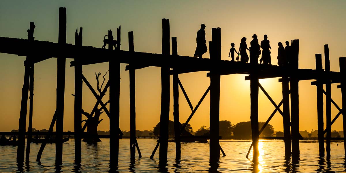 Ubein Bridge - Myanmar